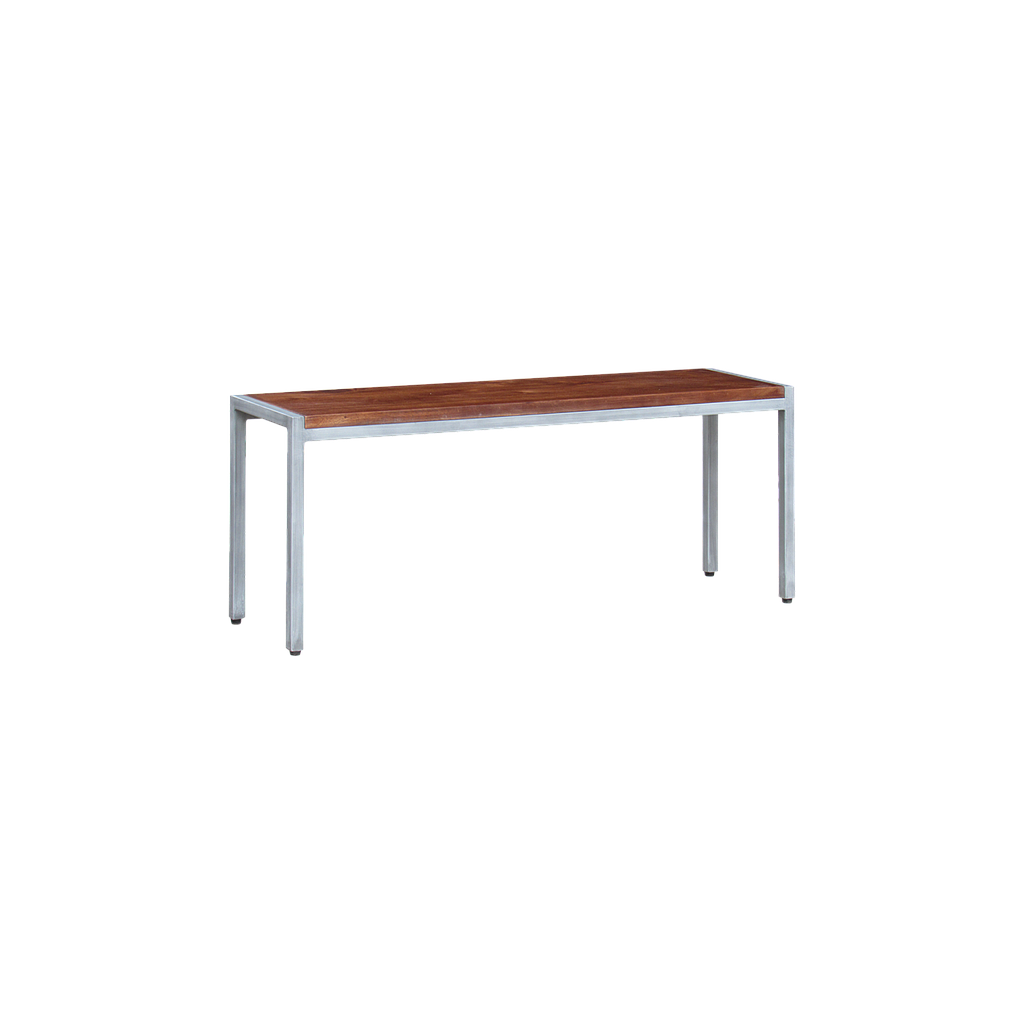 OSAKA - Bench L110 - Vintage silver and Washed antic