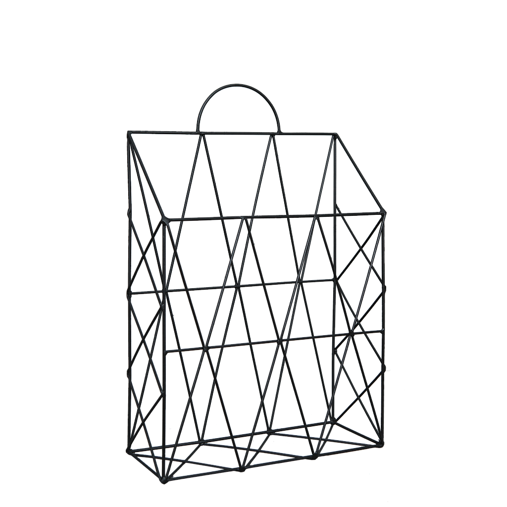 MEJI - Storage rack H38 - Black metal
