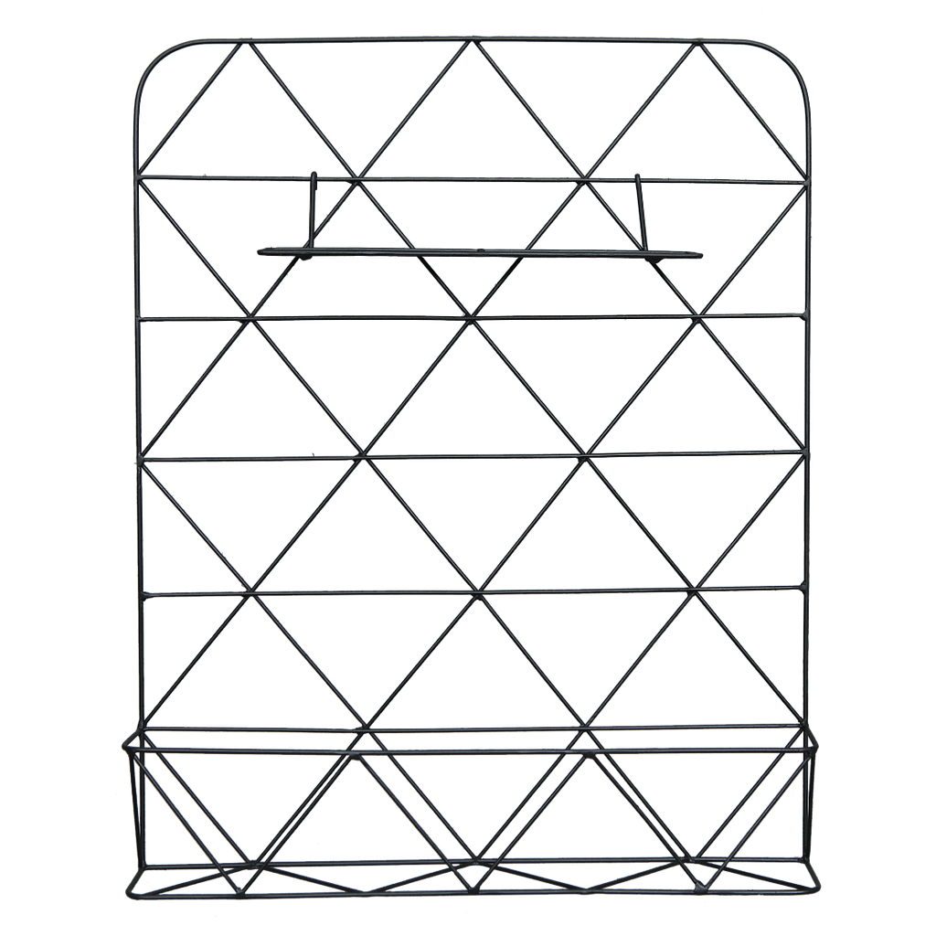 LIFE - Memo board L40xH50 - Black metal