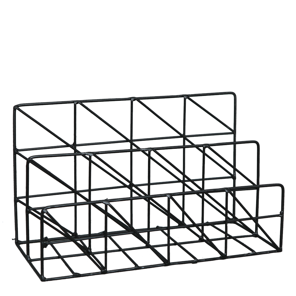 TRIANGLE - Letter organiser - Black metal