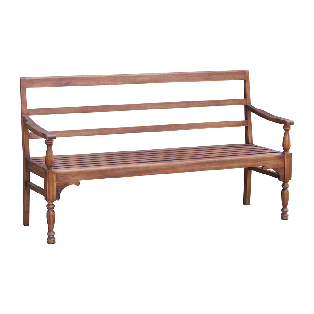 NICOSIE - Bench L160 - Washed antic