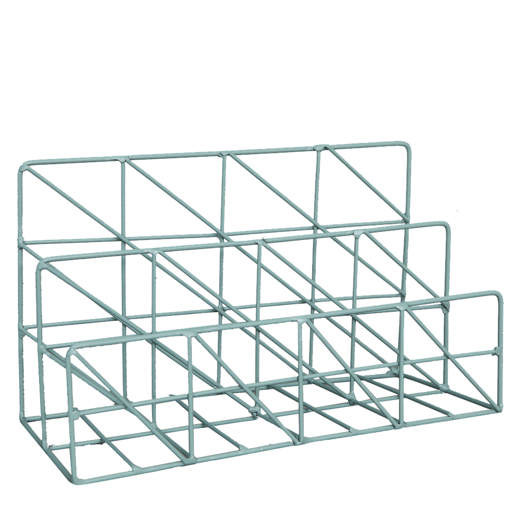 TRIANGLE - Letter organiser - Mint metal