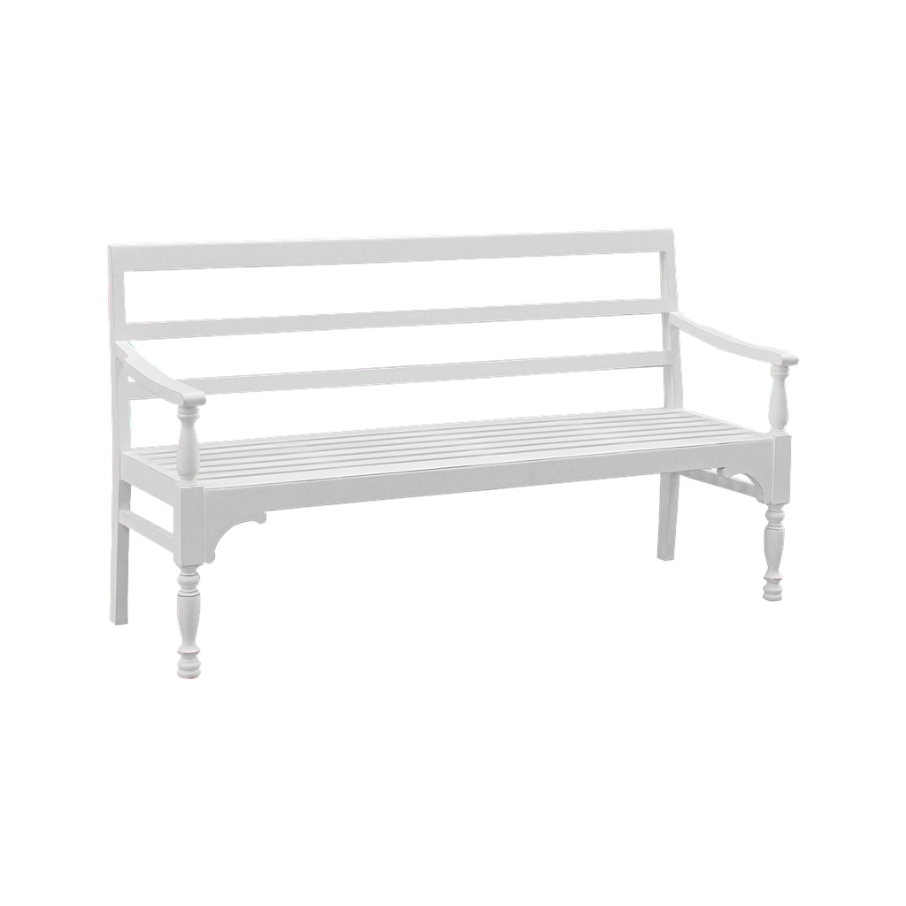 NICOSIE - Bench L160 - Brocante white