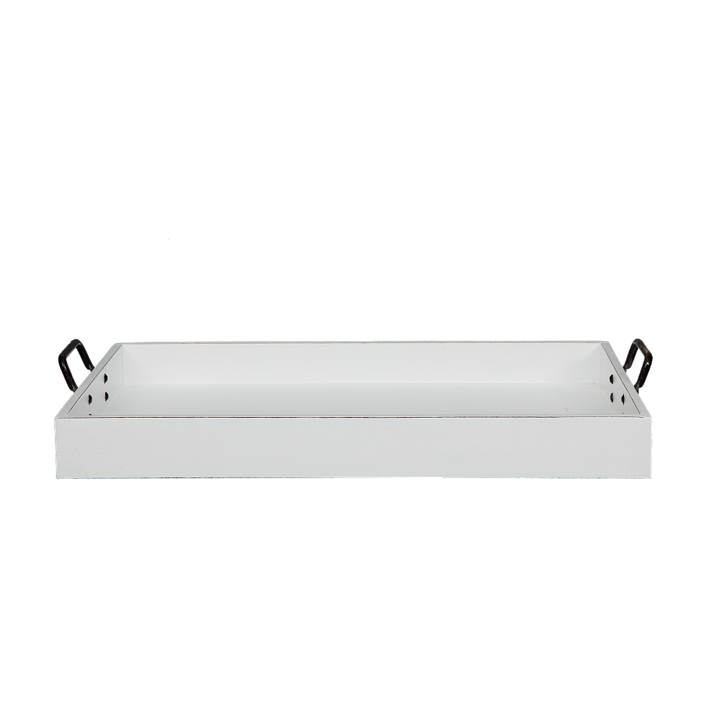 DALLAS - Rectangular Tray 55 x 35 - Brocante white