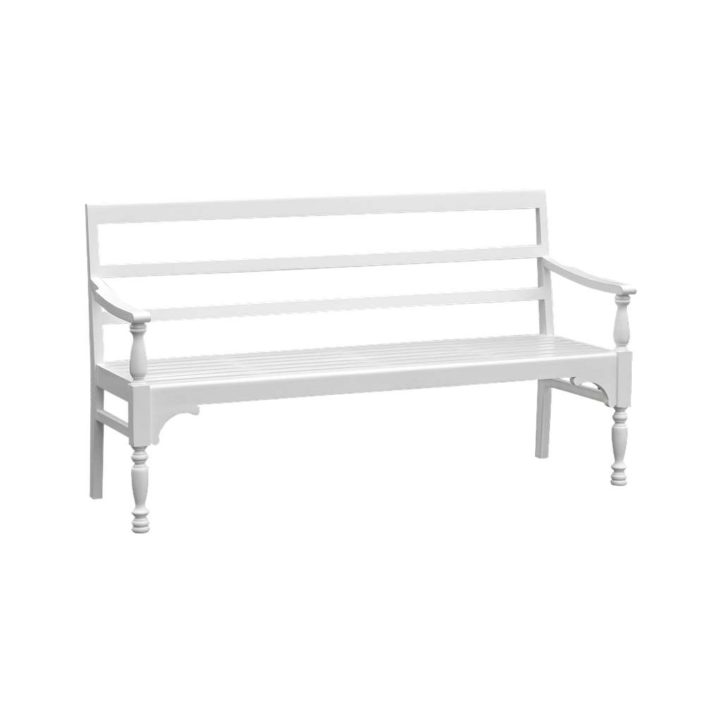 NICOSIE - Bench L160 - Brushed white