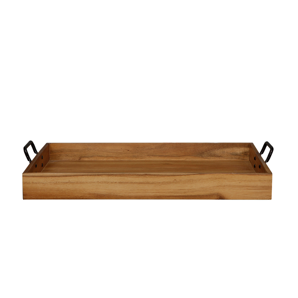 DALLAS - Rectangular Tray 55 x 35 - Natural acacia