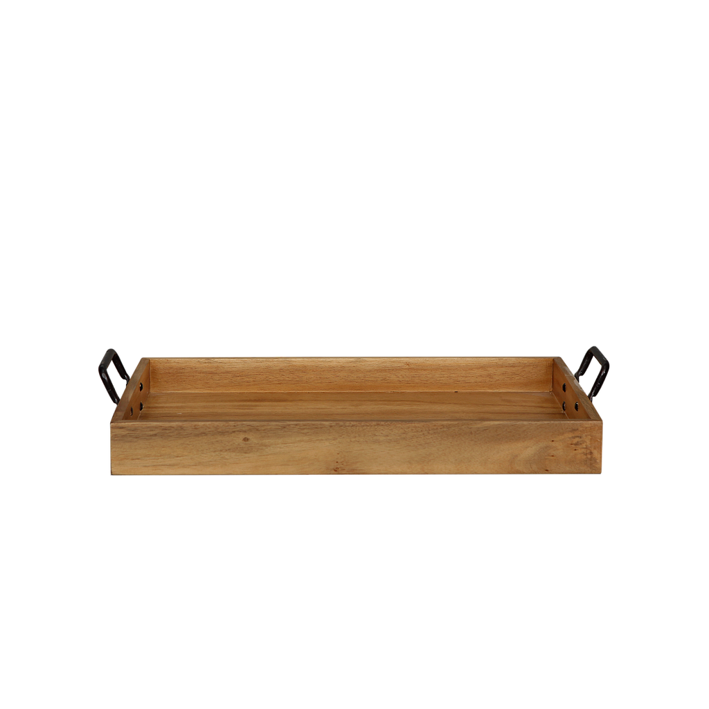 DALLAS - Rectangular Tray 45 x 30 - Natural acacia