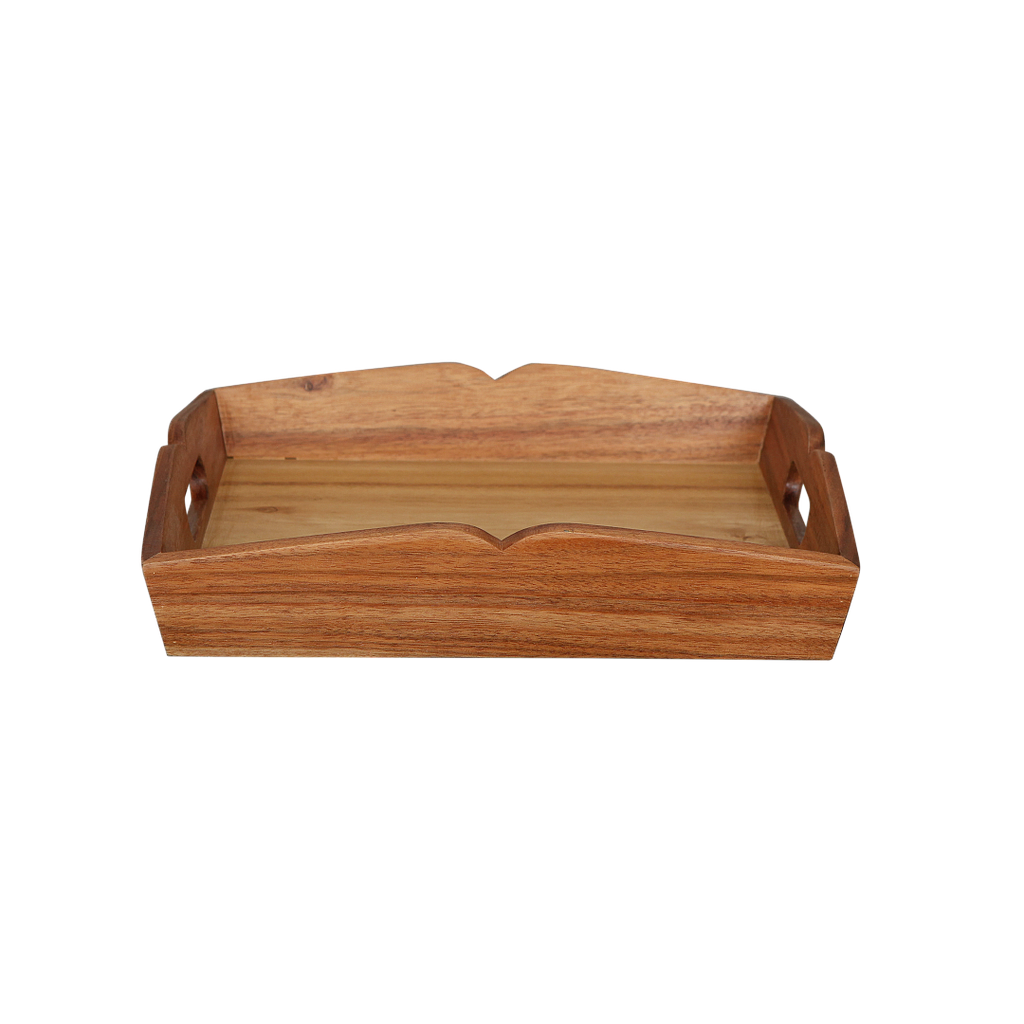 FJORD - Square Tray 35 x 35 - Natural acacia