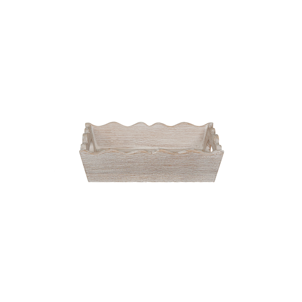 BAYONNE - Tray 24 x 20 - Whitened acacia