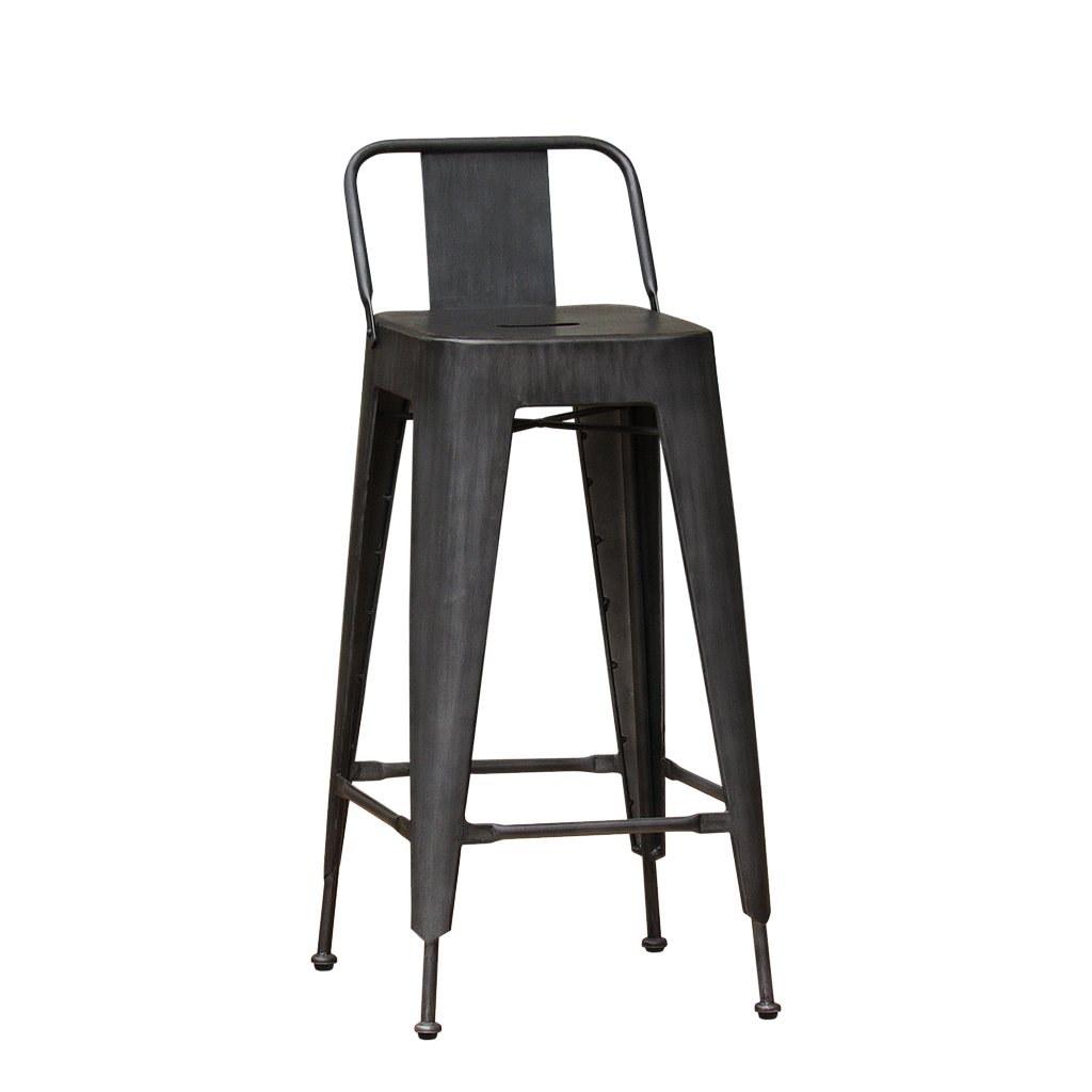 MEKA - Bar chair H95 - Vintage anthracite