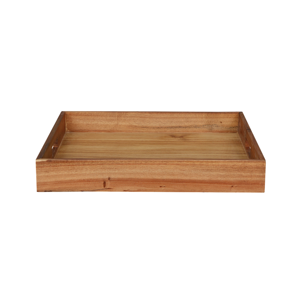 NASHVILLE - Square Tray 40 x 40 - Natural acacia