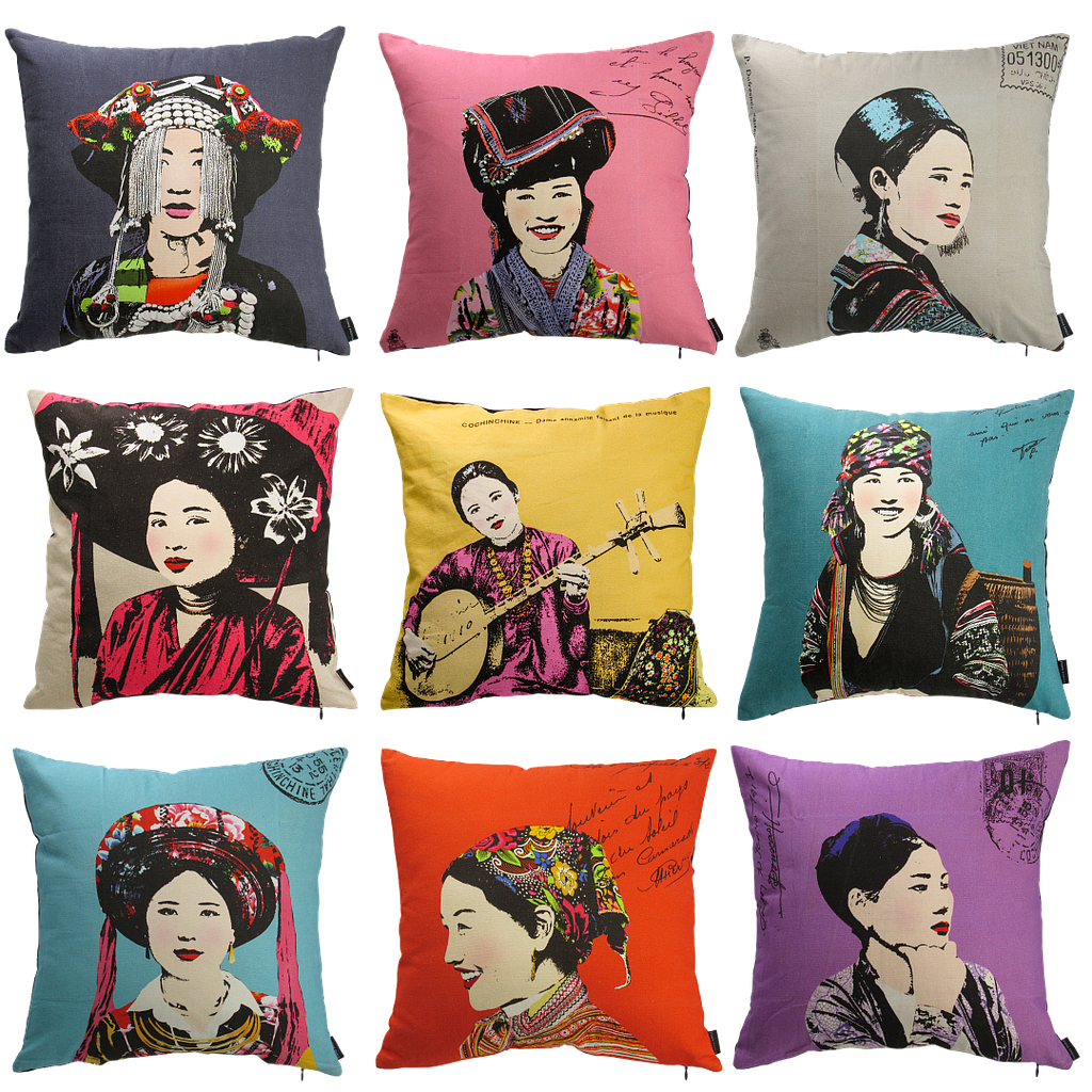 WOMEN - Cushion cover 42x42 - Various designs
