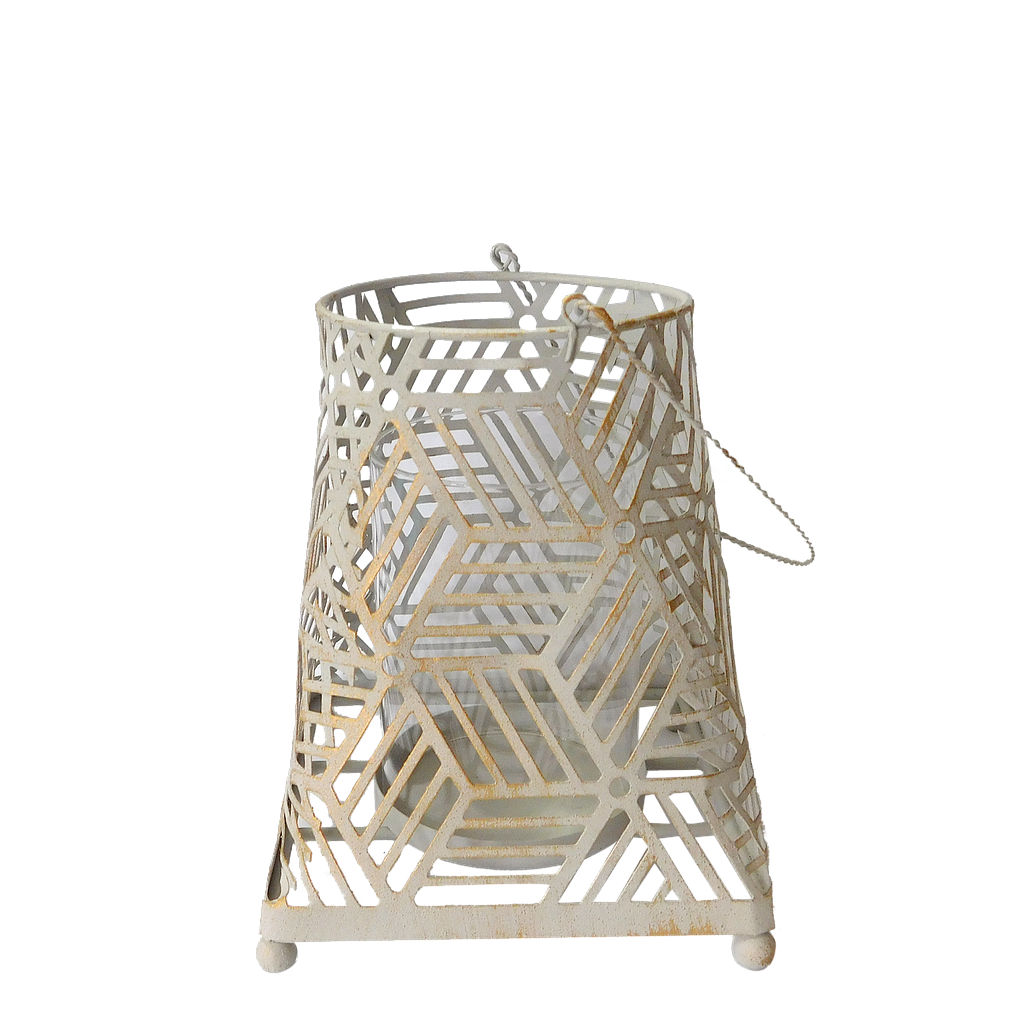 LIMA - Graphic lantern H17 - Gold