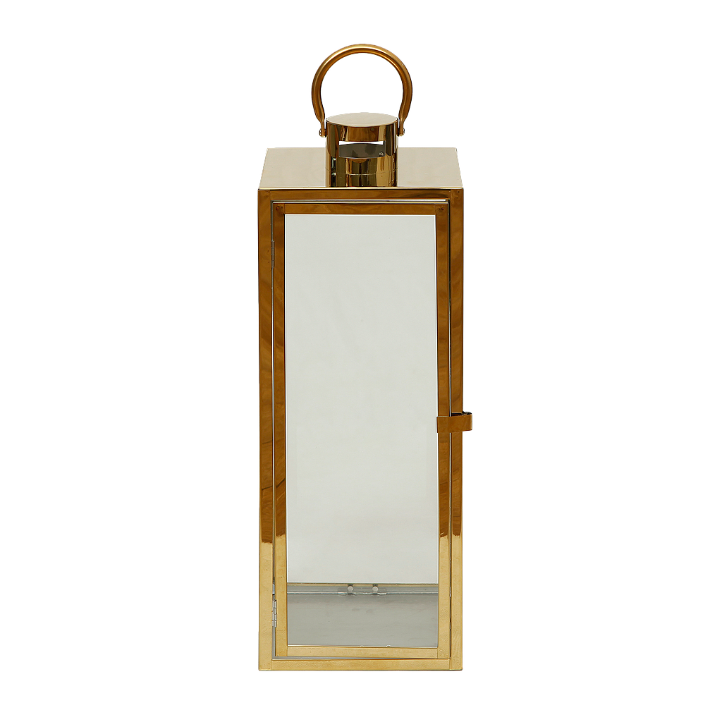 KINGSTON - Rectangular lantern H49 - Gold