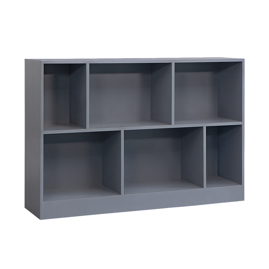 CUBIK - Bookcase L130 x H89 - Pearl grey