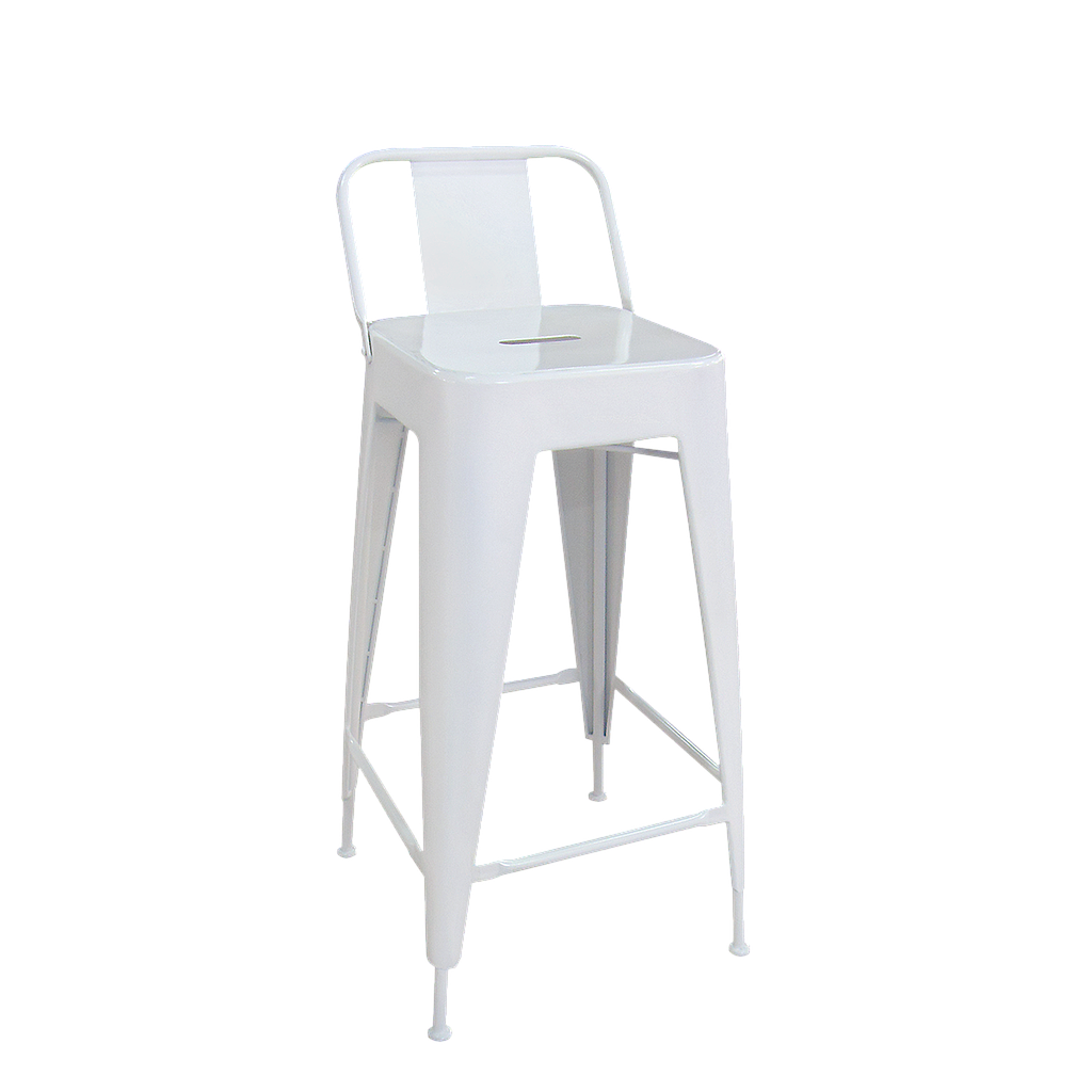 MEKA - Bar chair H95 - White