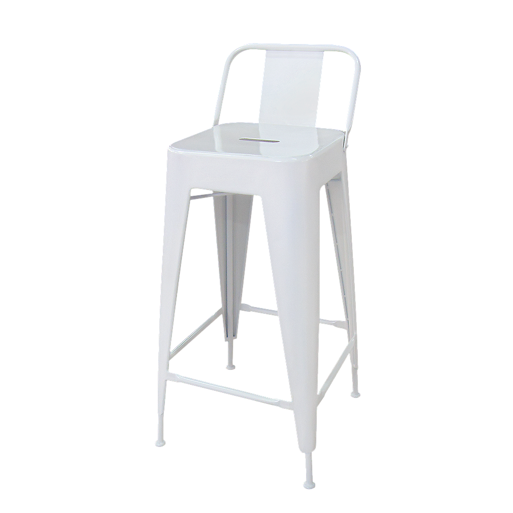 MEKA - Bar chair H95 - White