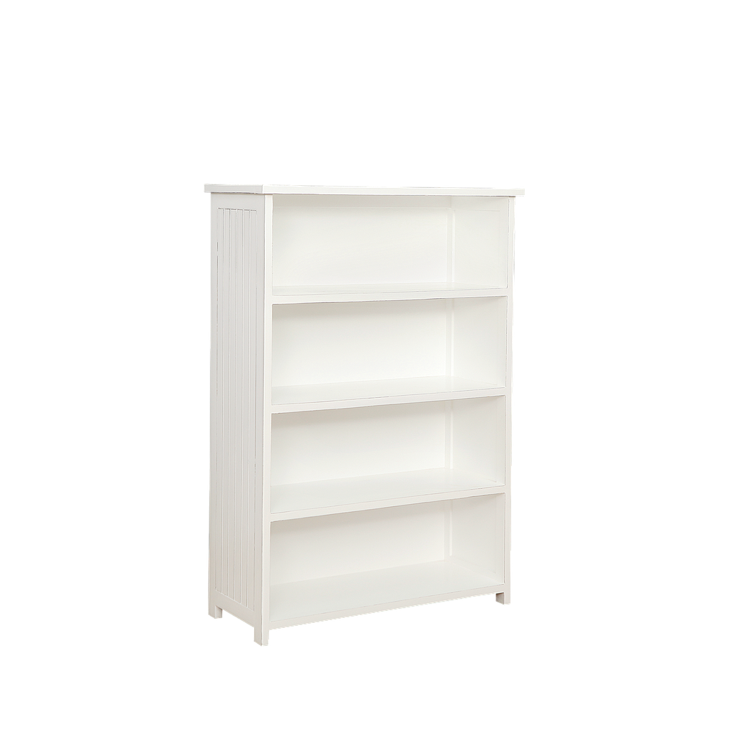 BURMA - Bookcase L90 x H130 - Brocante white