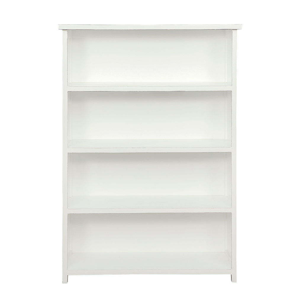 BURMA - Bookcase L90 x H130 - Brocante white