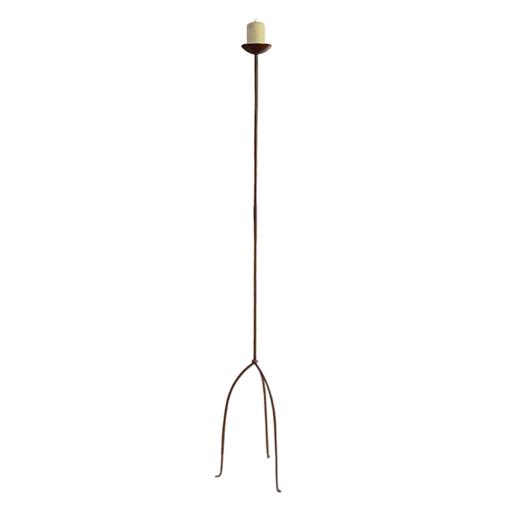SALTILLO - Metal candle holder H173 - Burnish