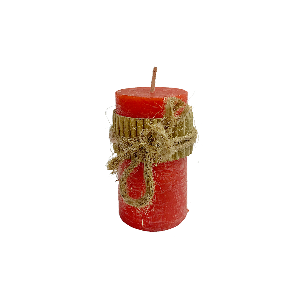 KOLIN - Scented candle DIAM.4 x H8 - Red