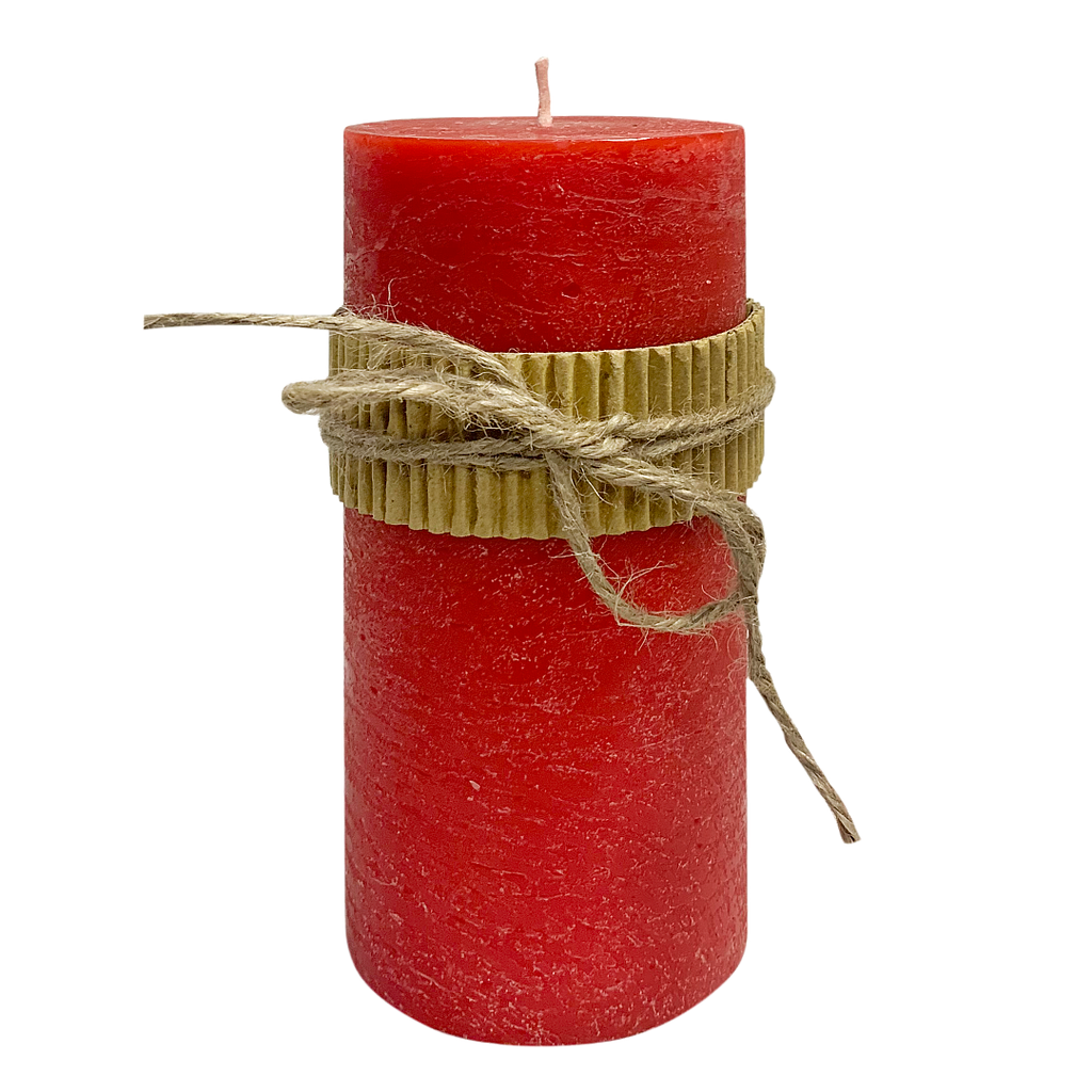 KOLIN - Scented candle DIAM.7 x H15 - Red
