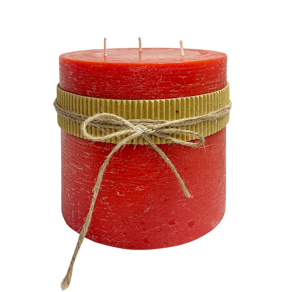 KOLIN - Scented candle DIAM.15 x H15 - Red