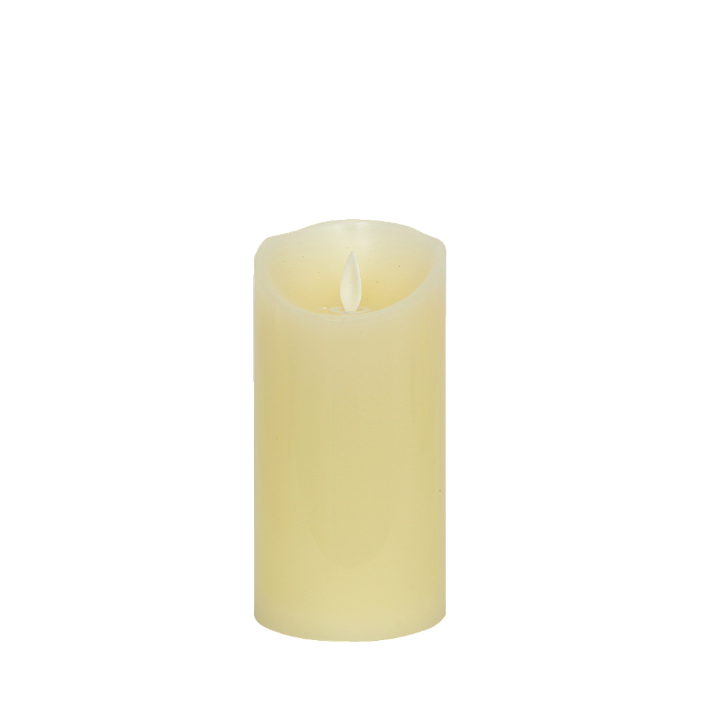 LABASA - Wax LED candle diam.8 x H 15 - Ivory