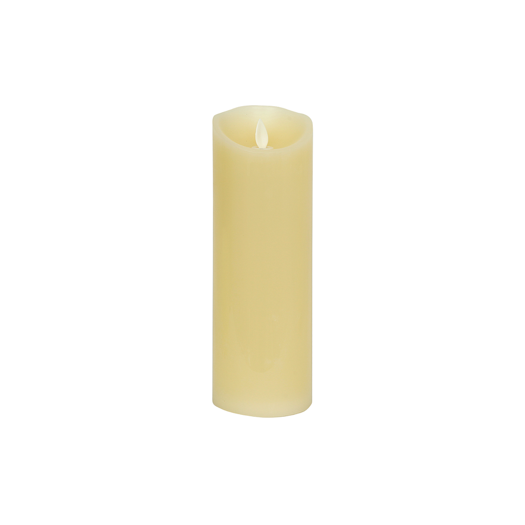 LABASA - Wax LED candle diam.8 x H 23 - Ivory