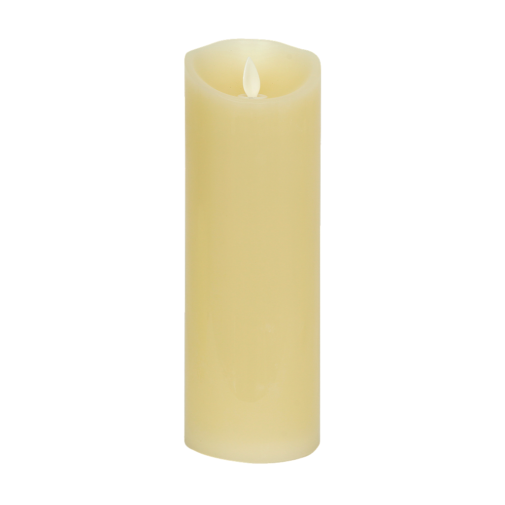 LABASA - Wax LED candle diam.8 x H 23 - Ivory