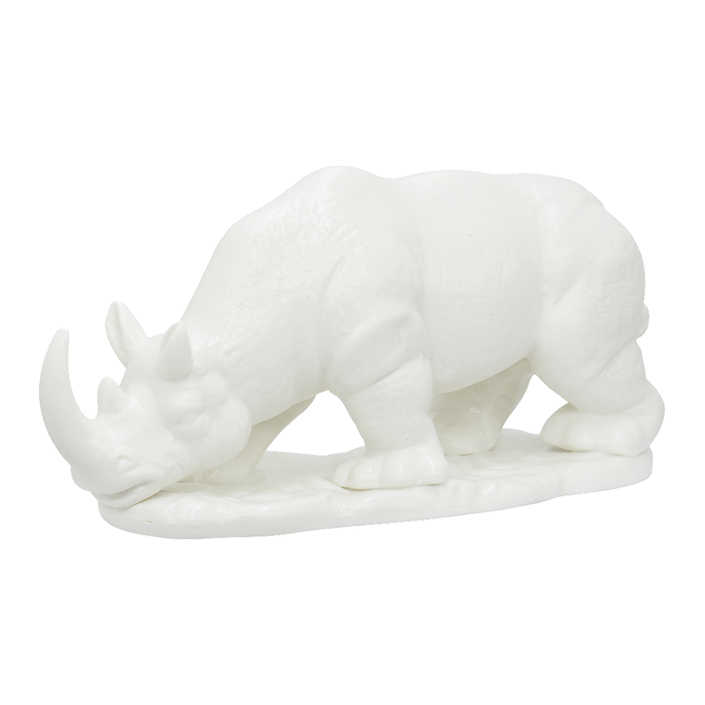 Rhinoceros statue in ceramic 20x10