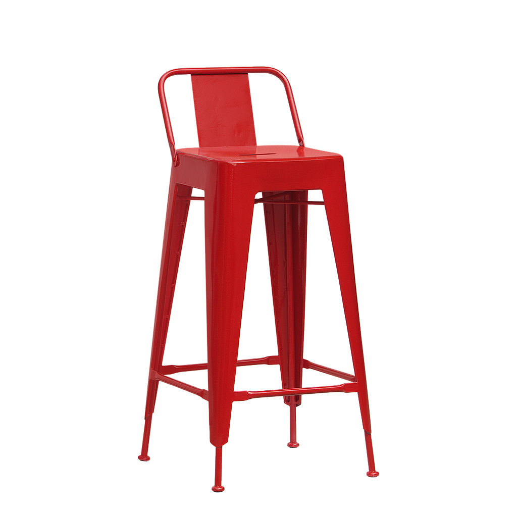 MEKA - Bar chair H95 - Chinese red
