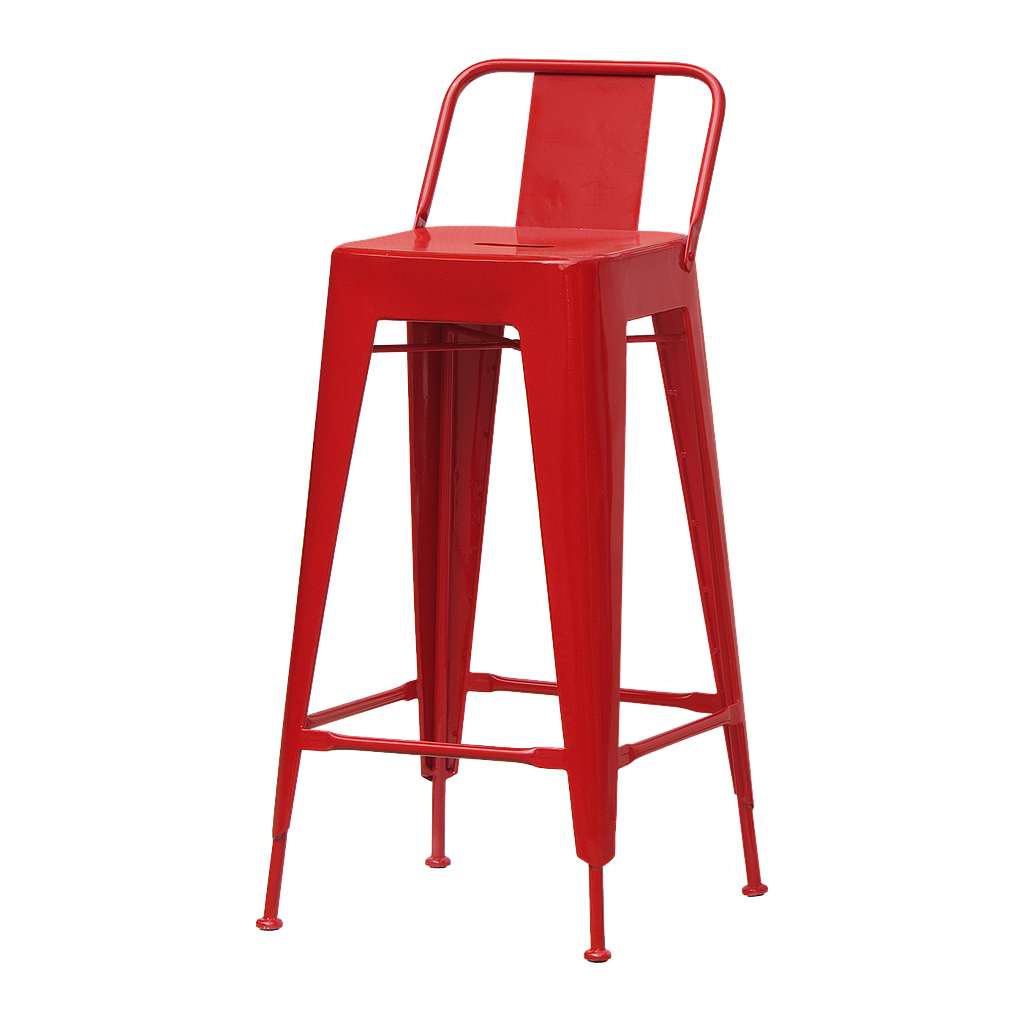 MEKA - Bar chair H95 - Chinese red