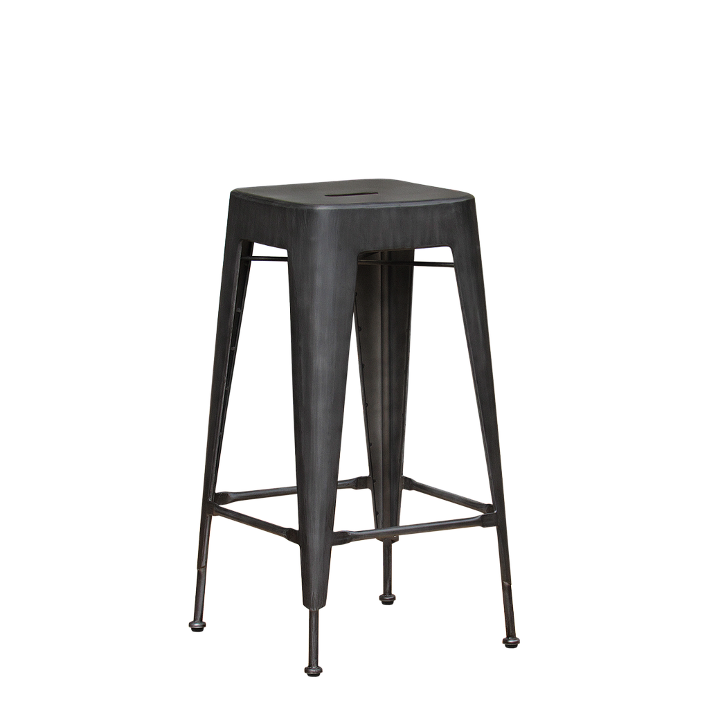 MEKA - Bar stool H75 - Vintage anthracite