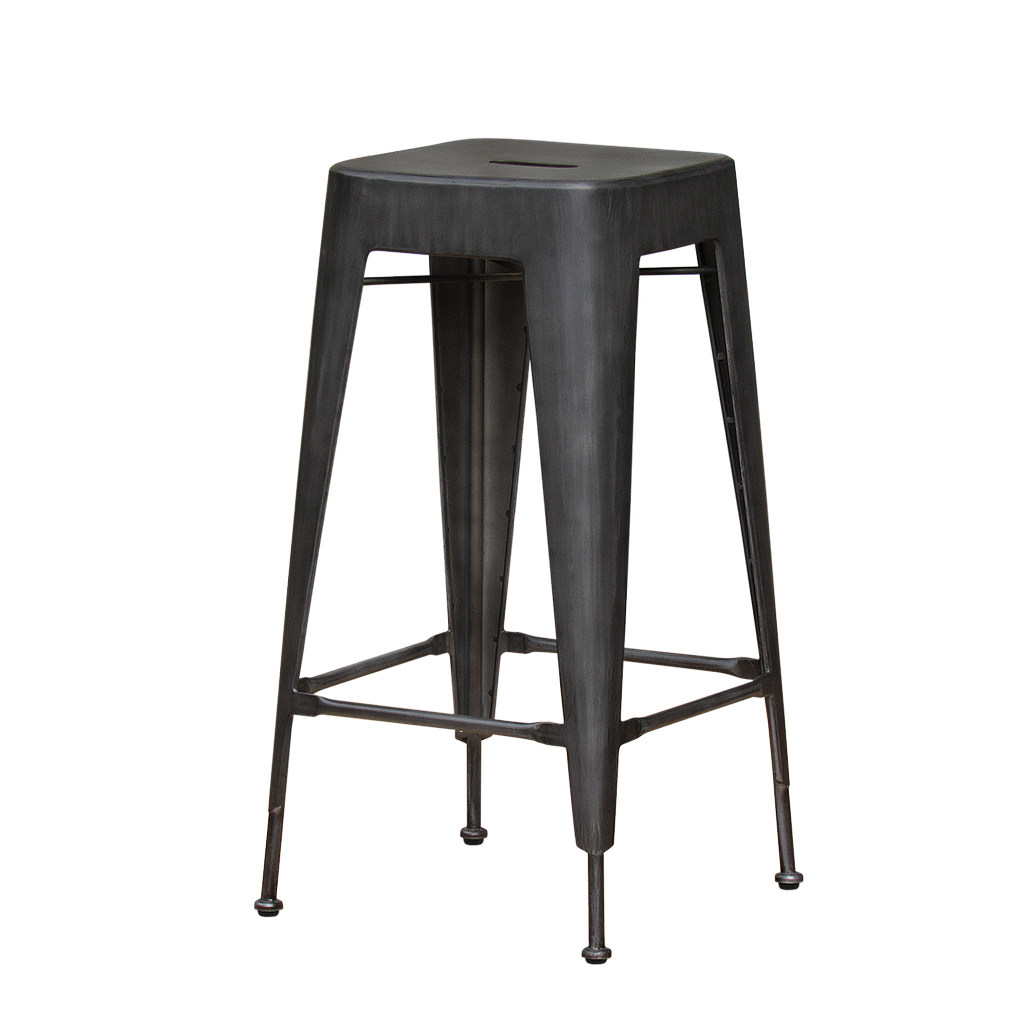 MEKA - Bar stool H75 - Vintage anthracite