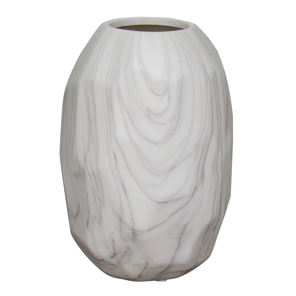 AQUILA - Ceramic vase H30 - Marbled effect