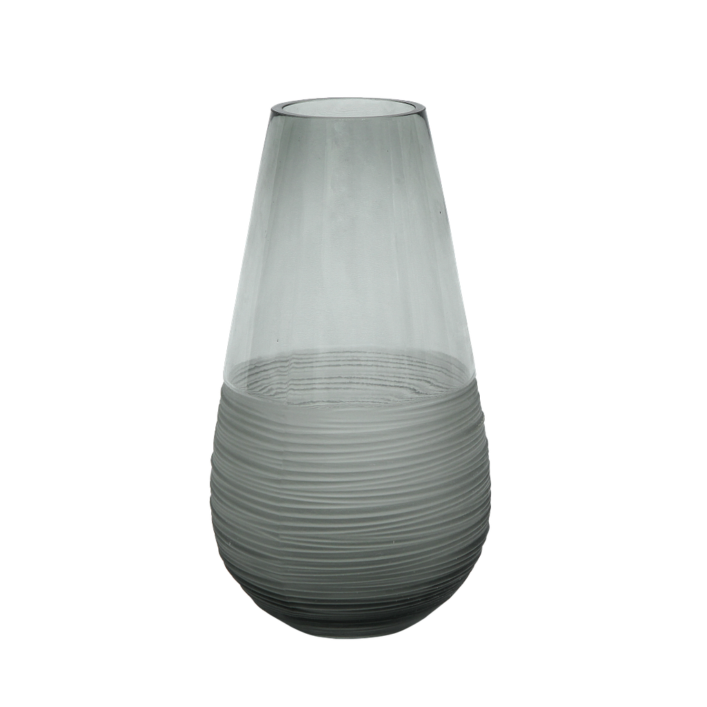BIRDY - Glass vase H25 - White base