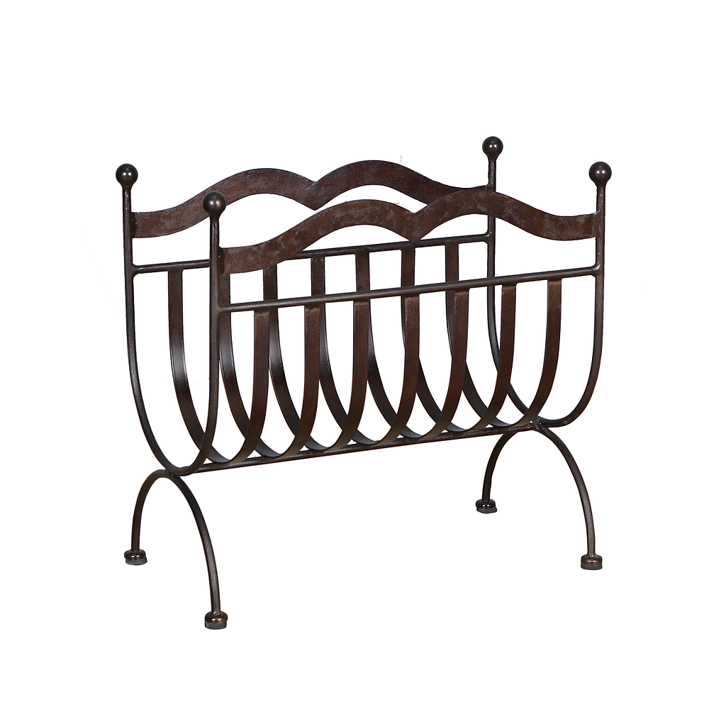 GENAM - Metal magazine rack - Burnish