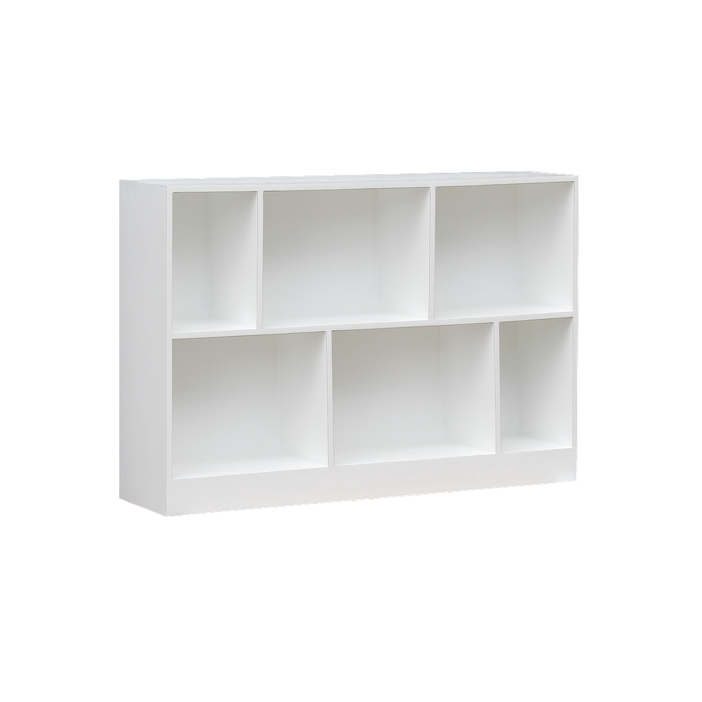 CUBIK - Bookcase L130 x H89 - Brocante white