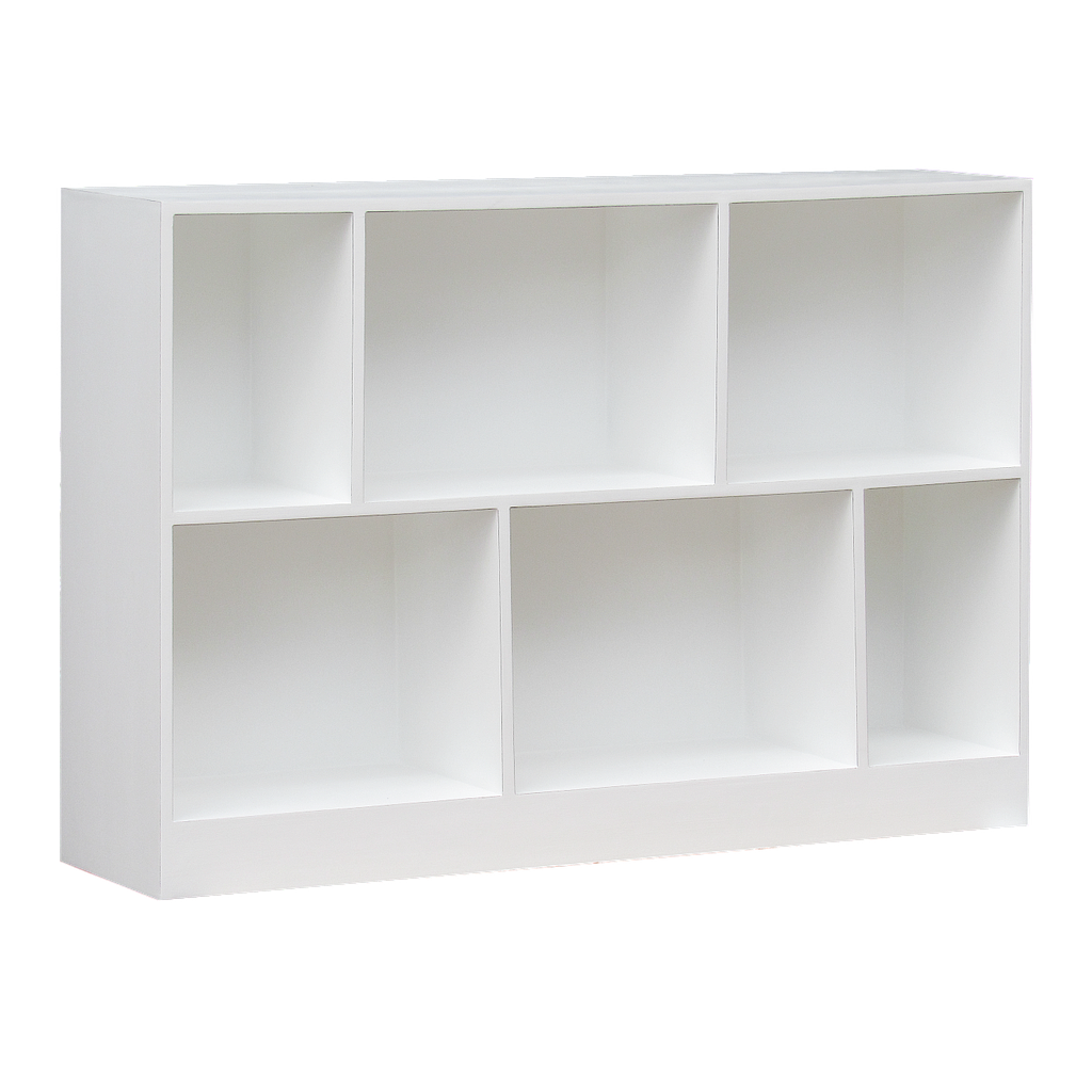 CUBIK - Bookcase L130 x H89 - Brocante white