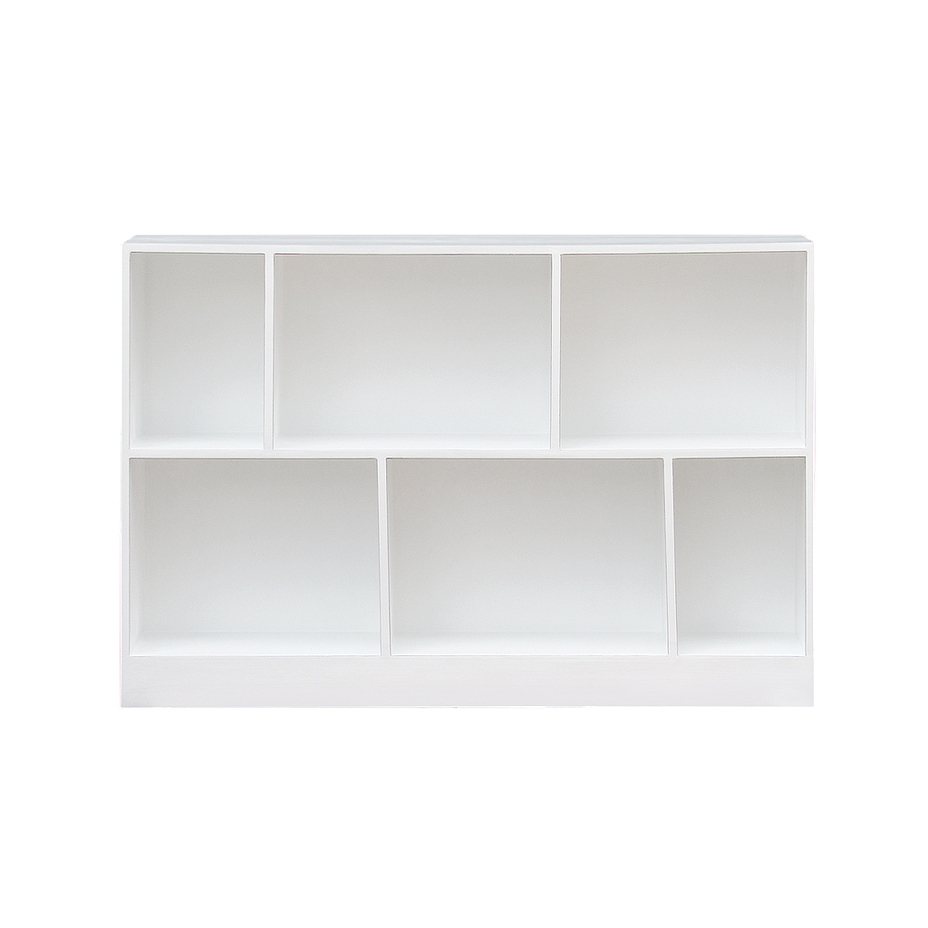 CUBIK - Bookcase L130 x H89 - Brocante white