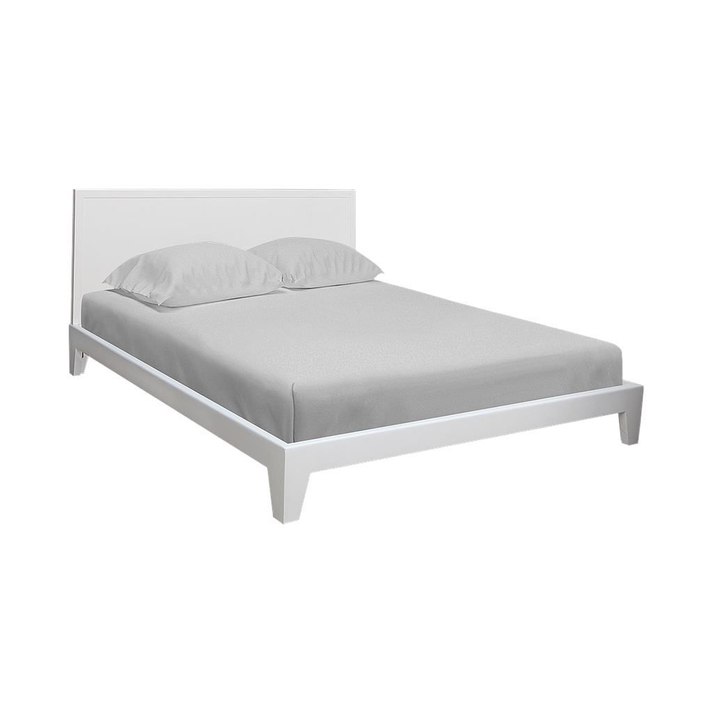 KELSEY - Queen size bed (Mattress 160x200) - White