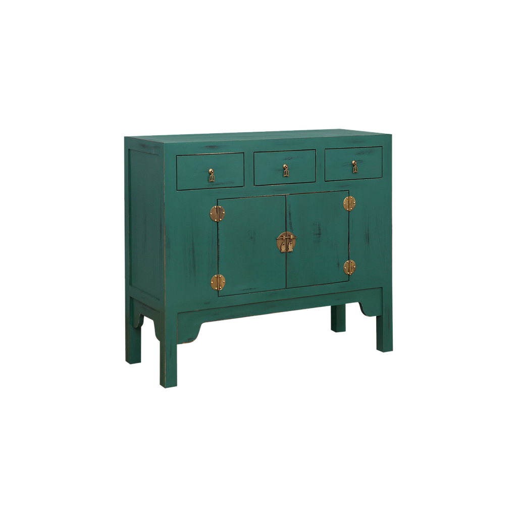 XIAN - Sideboard L100 - Patina turquoise green