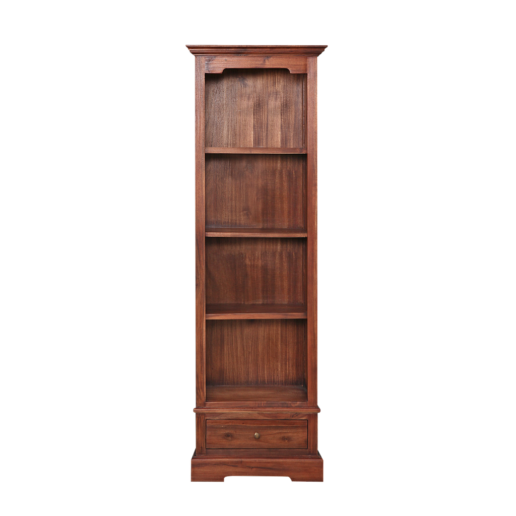 GLEN - Bookcase L58 x H180 - Washed antic