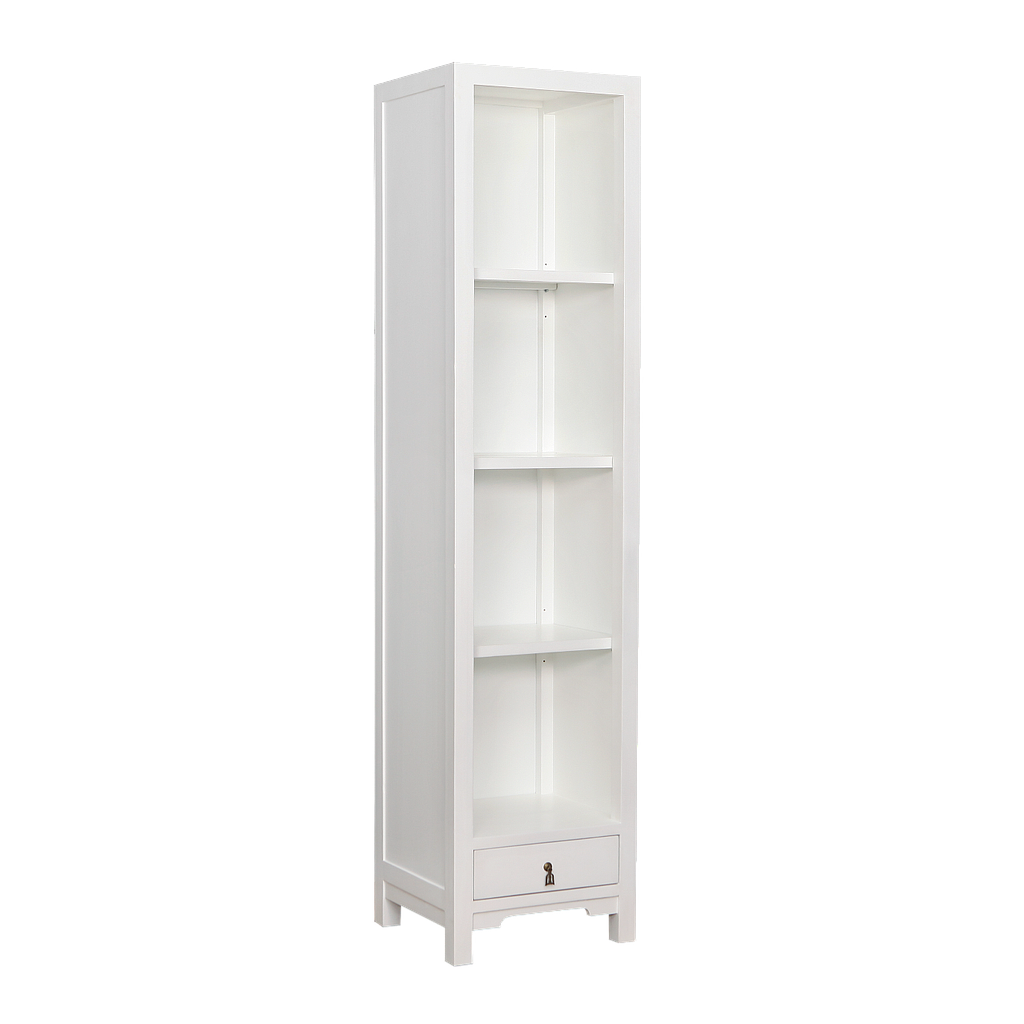 XIAN - Bookcase L45 x H189 - Brushed white