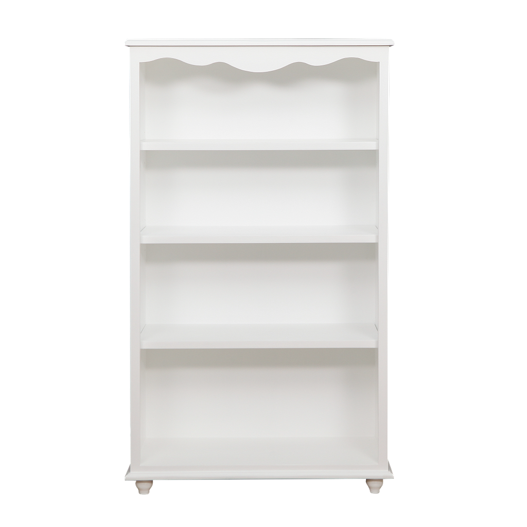 CYGNE - Bookcase L80 x H140 - Brushed white