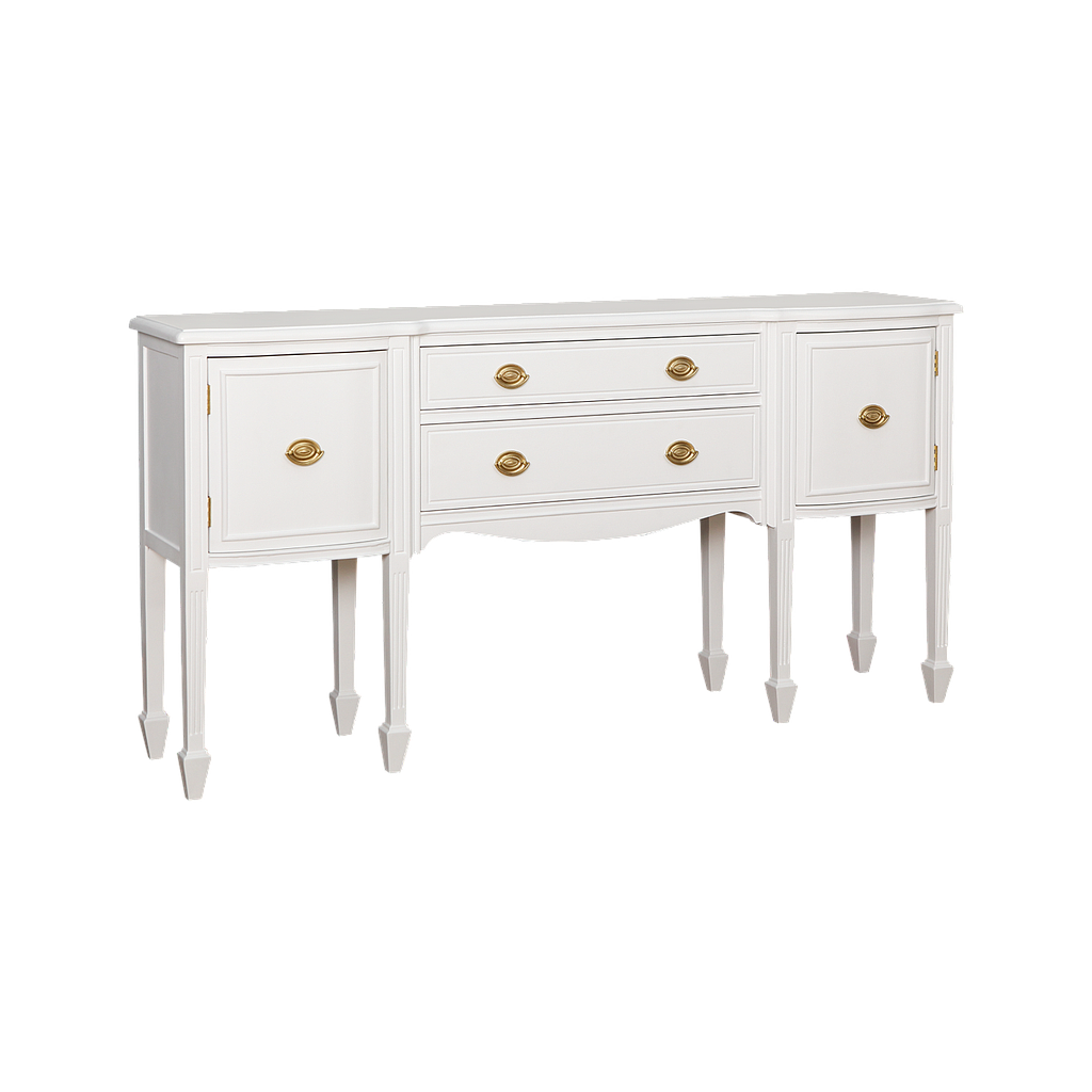 ELODIE - Console table L162 - Brushed white