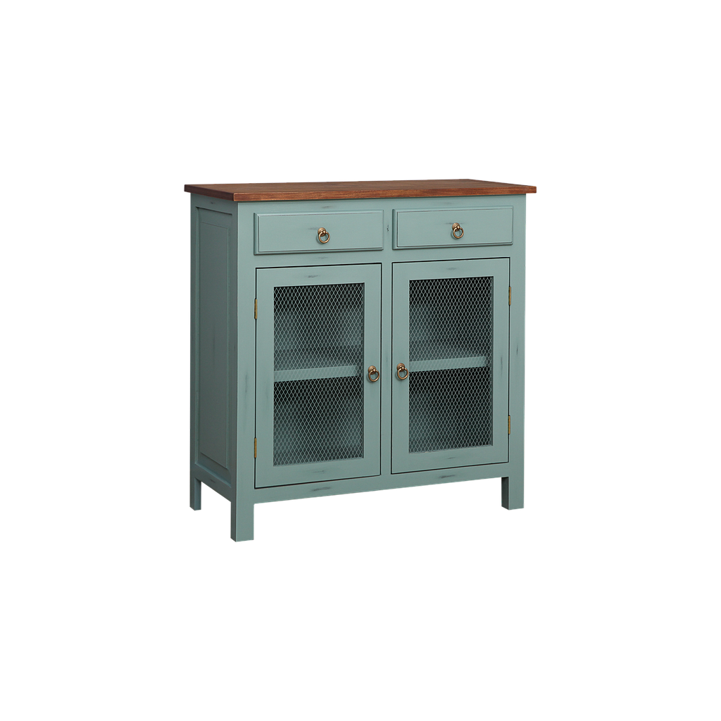 ALEX - Sideboard L90 - Patina mint and Washed antic