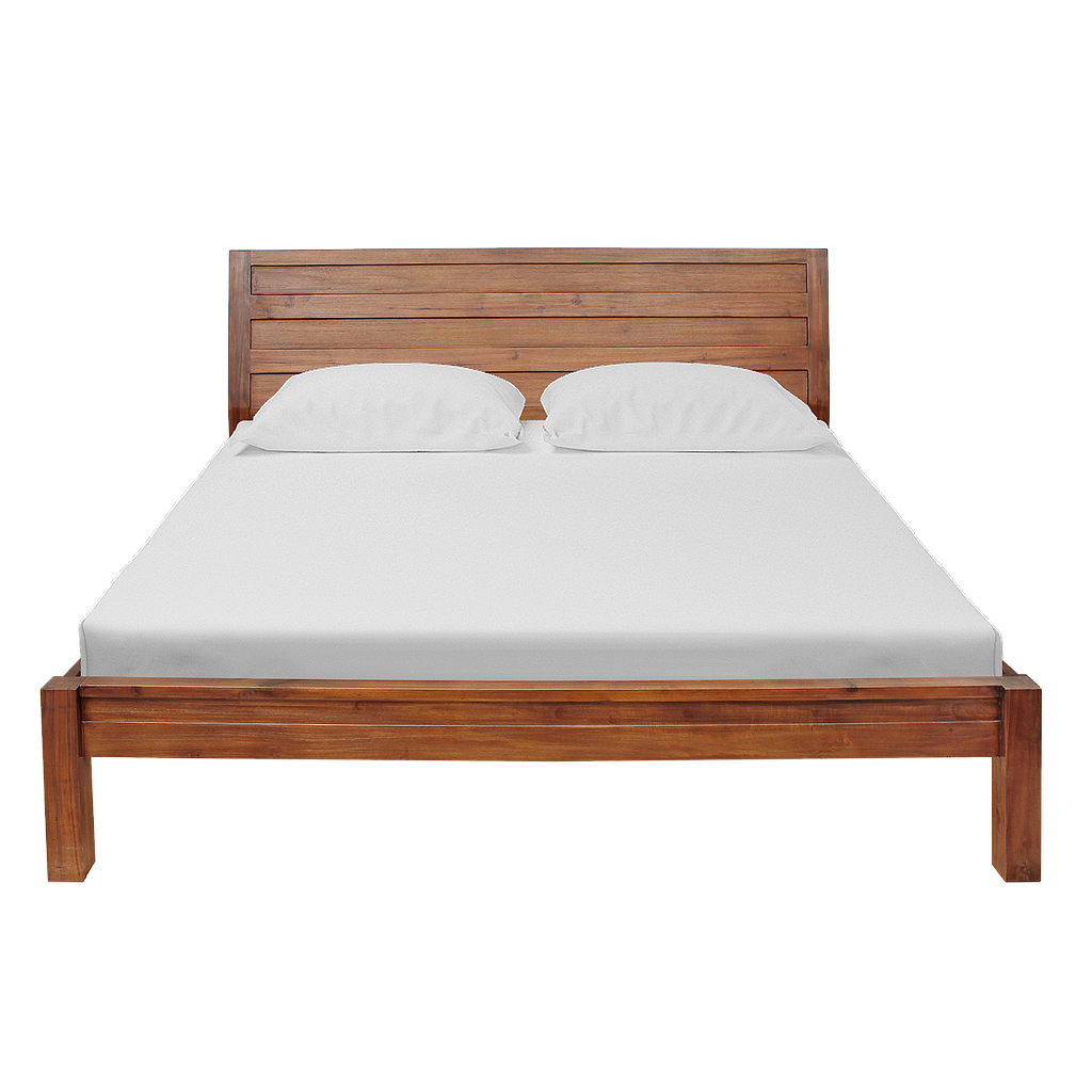 ELLIOT - King size bed 180x200 - Washed antic