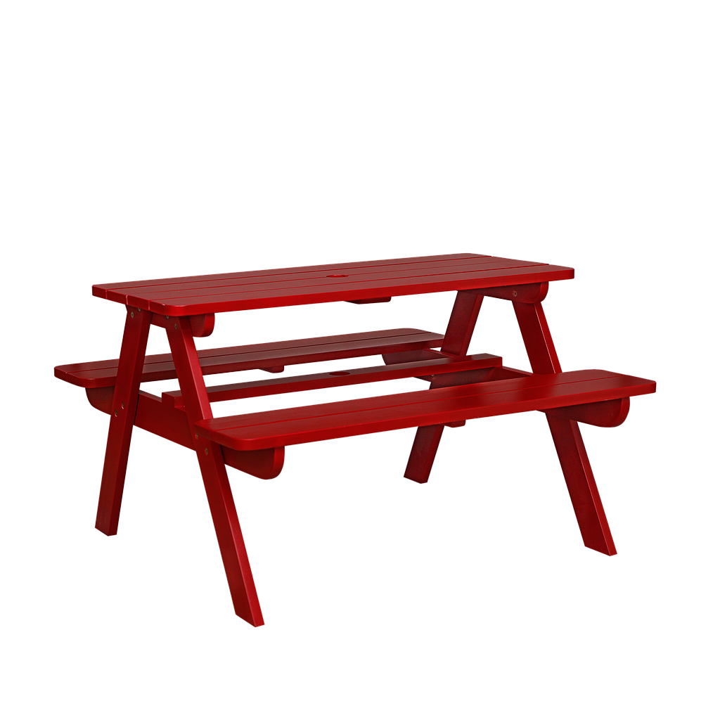 PICNIC - Kids Outdoor Table H55 - Chinese red